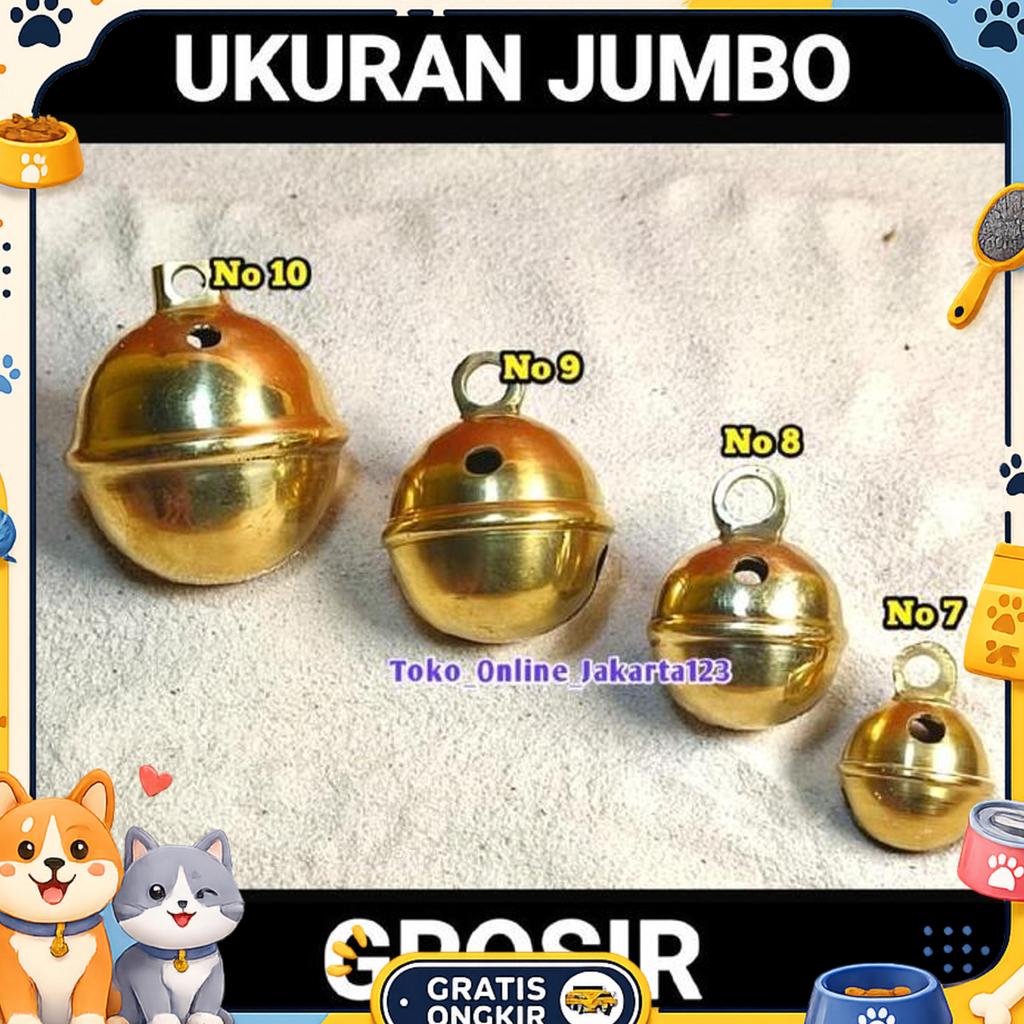 Klintingan Bahan Kuningan Uk Jumbo No 8 Krincingan Klintingan Full Kuningan Suara Nyaring