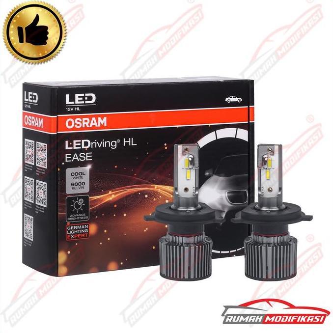 * Osram - Ease Led - H4 - High Low - 6000K Putih - 27 Watt *