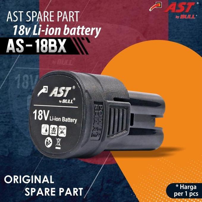 Pilihan - Ast Sparepart Battery 18V Li-Ion Baterai As-18Bx