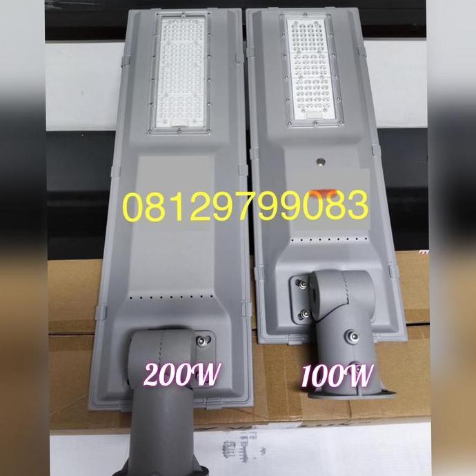 Lampu Jalan Led Pju 100 200 Watt Panel Surya Solar Sel Matahari 100W 200W Vacolux Outdoor Street Led