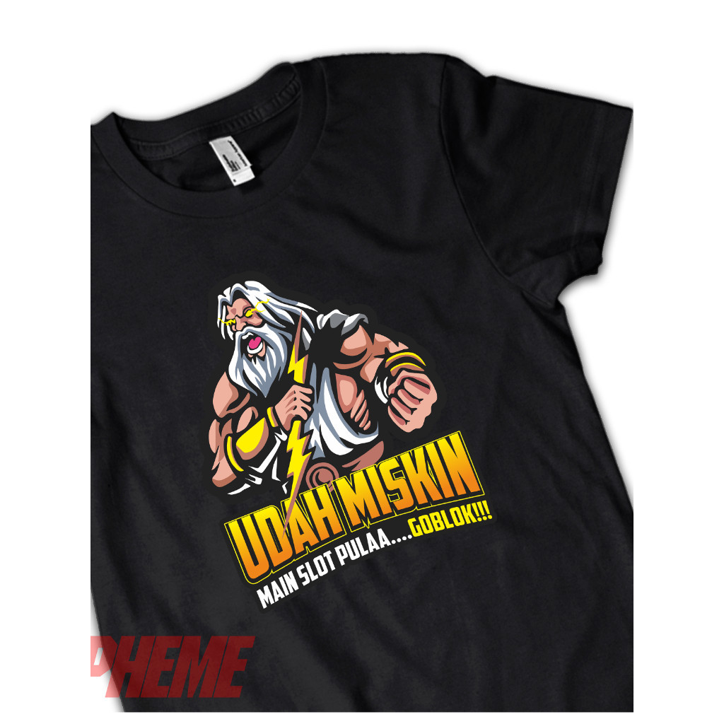Kaos Slot Plesetan Kerja Bos Main Belum Tentu Gacor Viral Meme Original Morepheme
