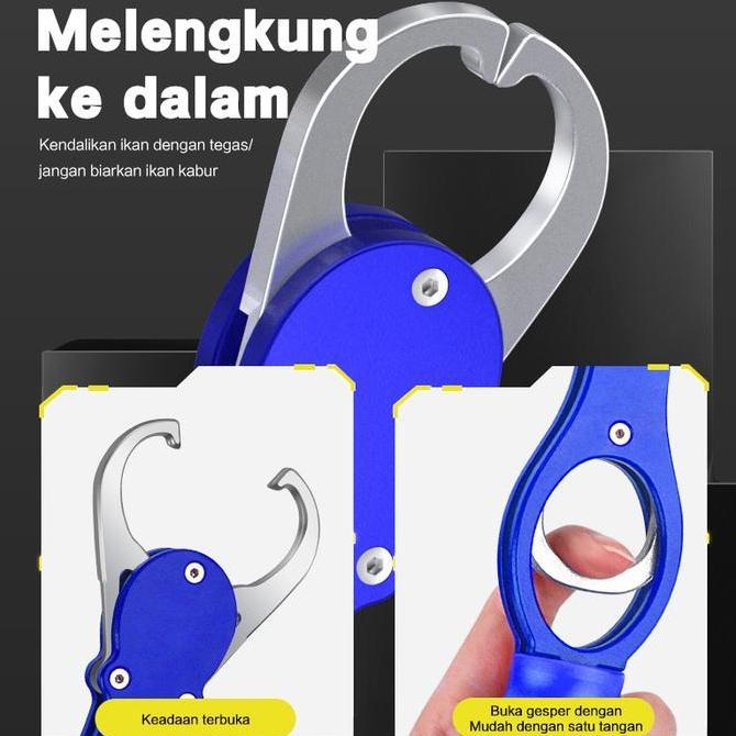 Fish- [Ready Stock]Fish Lip Grip/ Grip Penjepit Mulut Ikan/ Tang Pancing /Ikan Grip Stainless Steel 