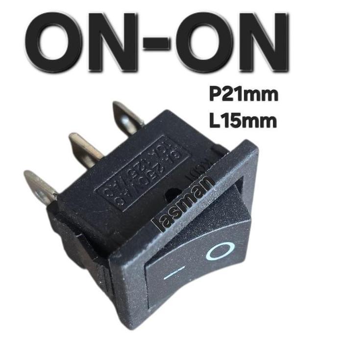 HIMAX ( ON ON ) ROCKER SWITCH SAKLAR ROCKER  ELEKTRONIK MEMUTUS ALIRAN LISTRIK TIPE: ROCKER SWITCH (
