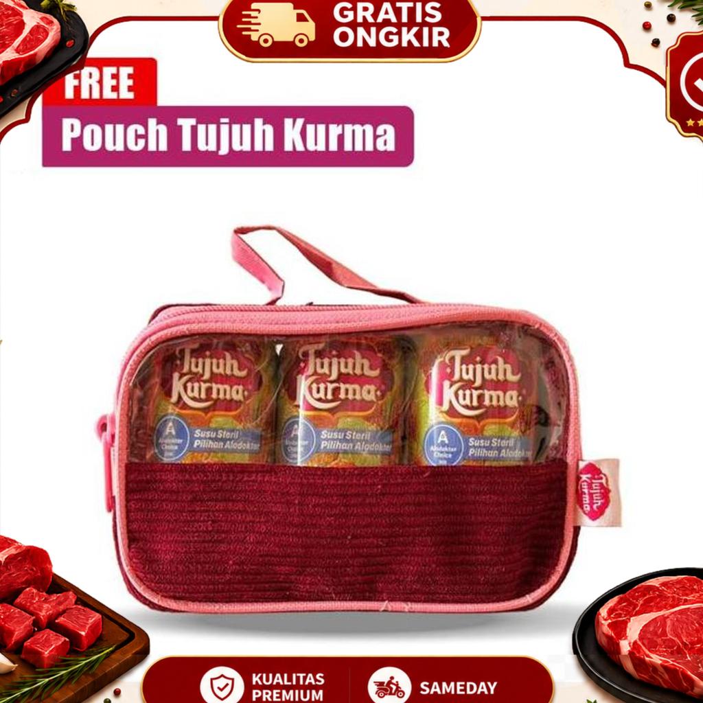 Paket Susu Tujuh Kurma Multipack Free Pouch Susu Tujuh Kurma