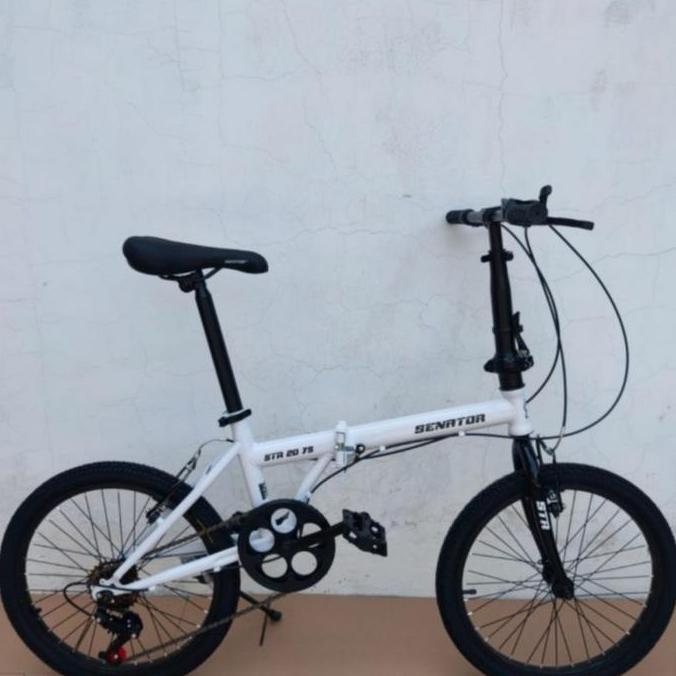 Promo Sepeda Lipat Senator 20 inch 8 Speed Diskon
