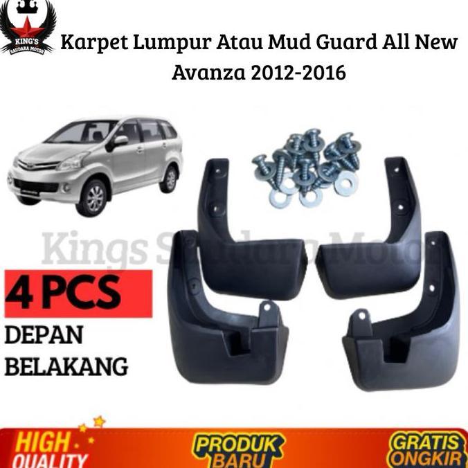 Felaminass - Mudguard Atau Karpet Lumpur Avanza 2012-2016 Plus Baut Termurah Best Seller Accessories