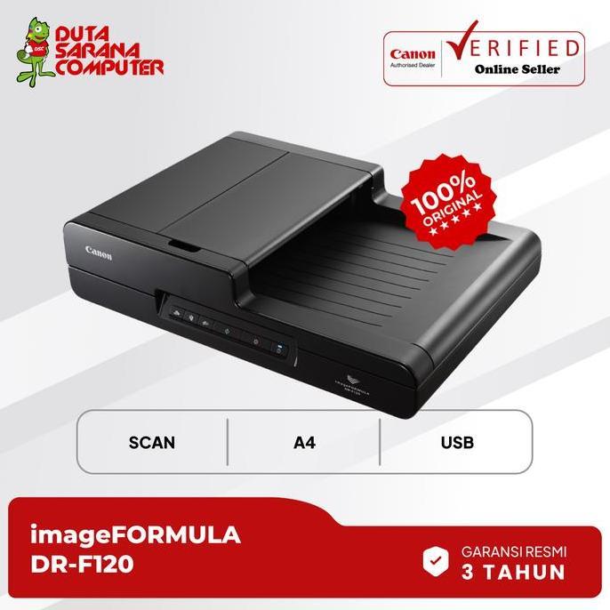 SCANNER CANON IMAGEFORMULA DR-F120 FLATBED ADF DUPLEX A4
