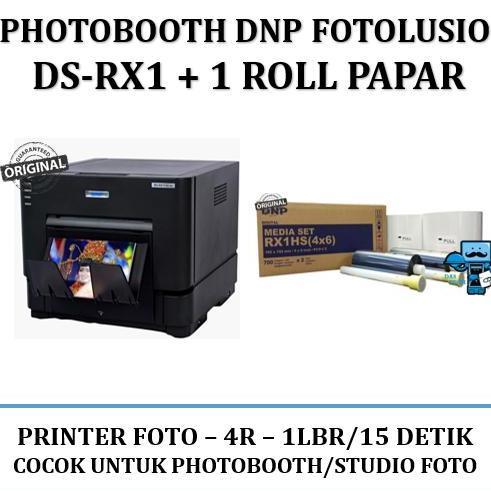 DNP photobooth printer fotolusio DS-RX1+free 1 roll paper