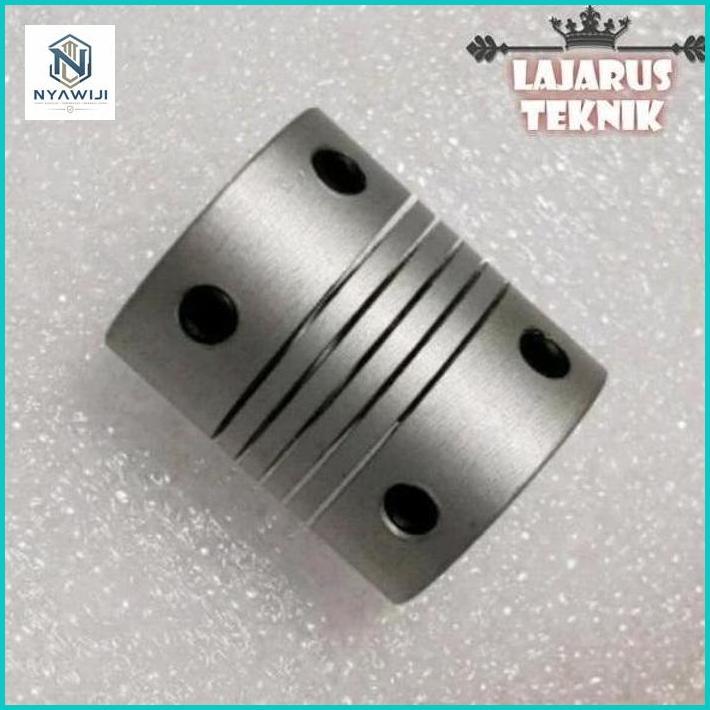 Flexible Coupling Rubber 6.35mm X 10 Mm CNC SILVER