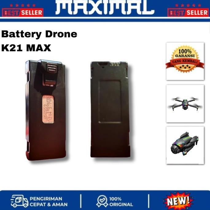Battery Drone K21 Max Batre 3.7V 1000Mah Original Baterai Drone K21 / S101 Max