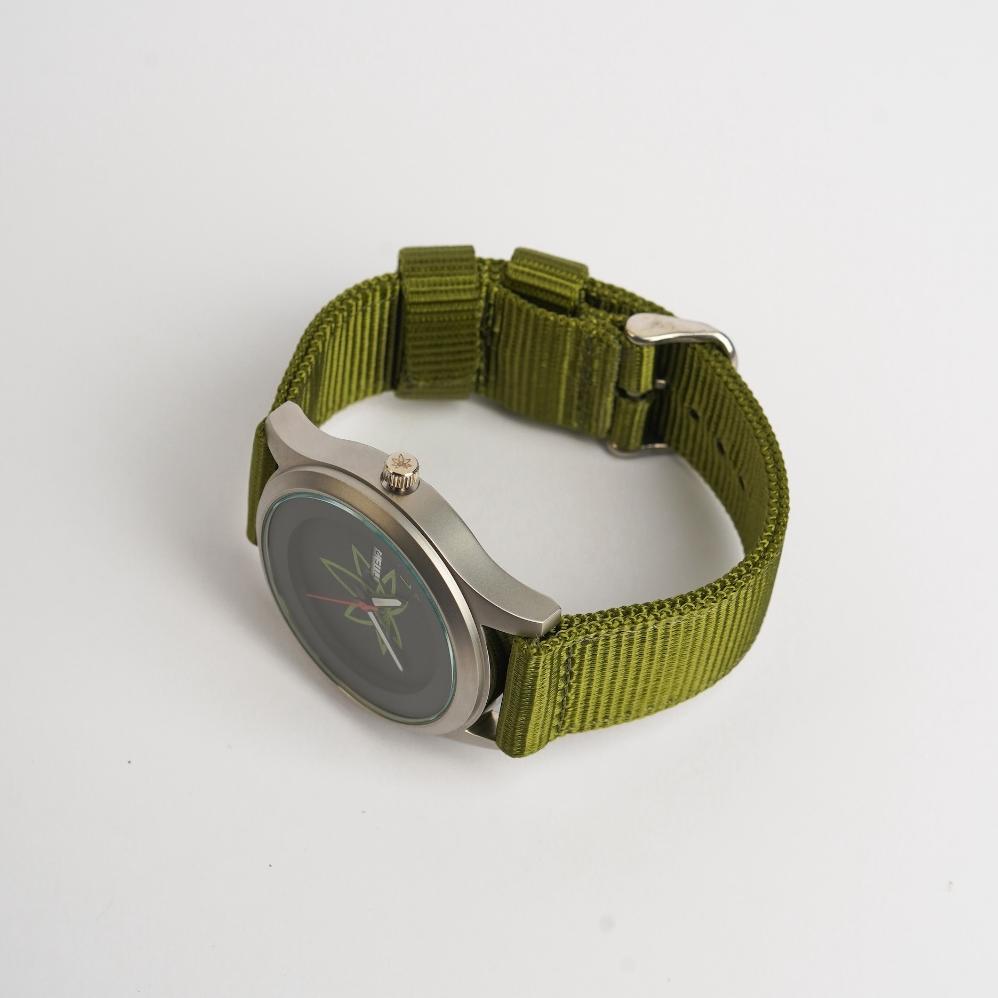 MURAH TM420 Canvas Watch (Jam Tangan Arloji - Wrislet Watches Waterproof With Date)