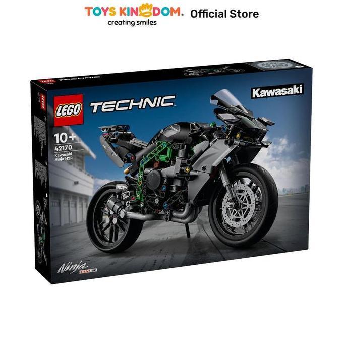 Toys Kingdom LEGO Technic Kawasaki Ninja H2R Motorcycle 42170 Balok Susun Building Blocks Mainan Kon