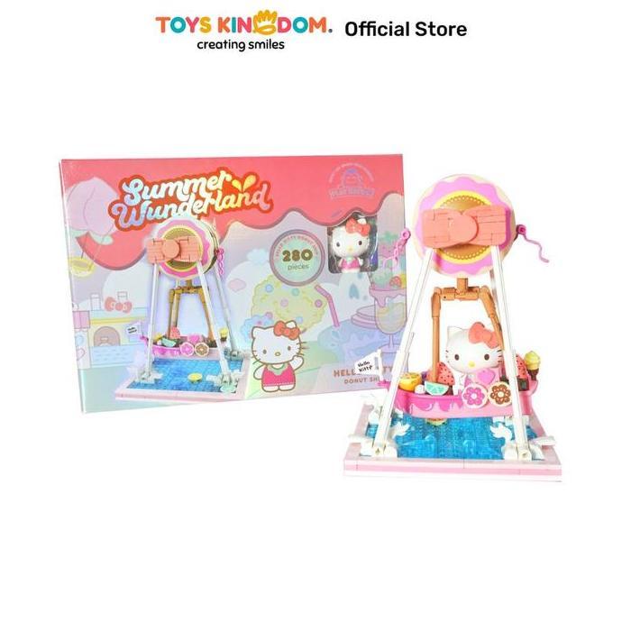 Toys Kingdom Play Nation Hello Kitty Donut Ship Sanrio Miniature Playset Figure Koleksi Anak