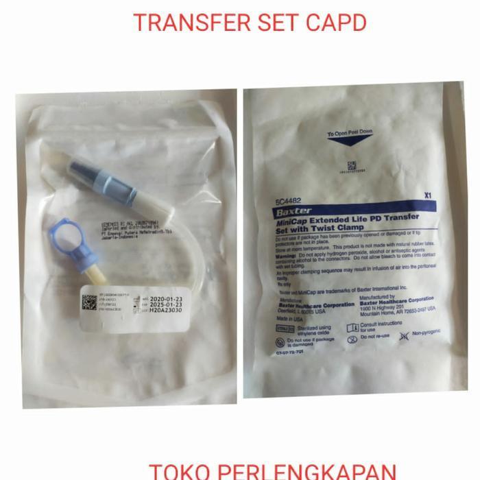 BEST PRICE - TRANSFER SET CAPD BAXTER PER PCS