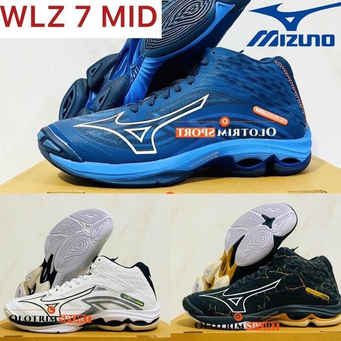 * SEPATU MIZUNO WAVE LIGHTNING Z7 Z8 MID WLZ7 WLZ8 WLZ 7 ORIGINAL *