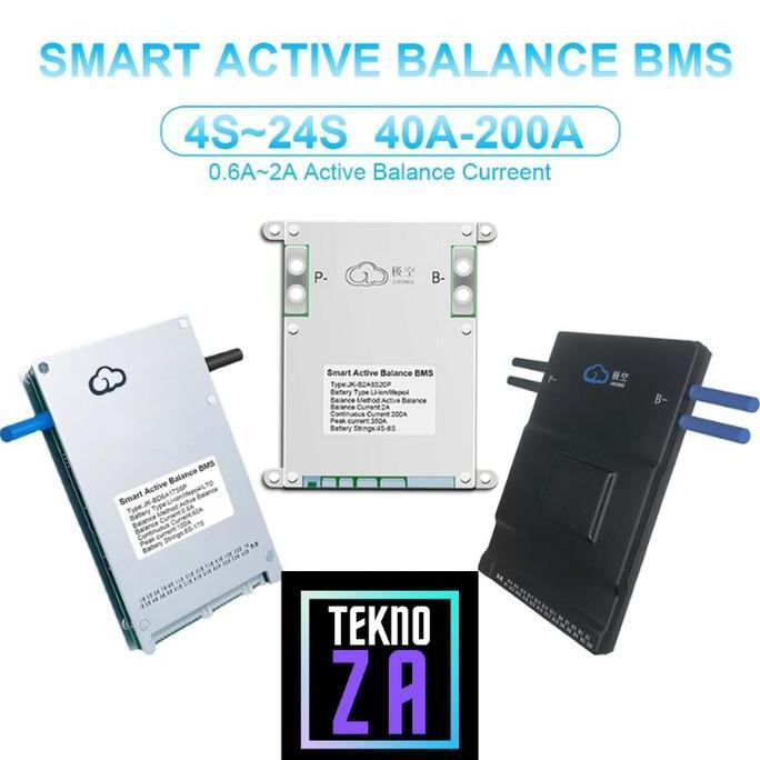 Jk Bms Smart Active Nce 4S~24S 60A~200A Lifepo4 Li Ion