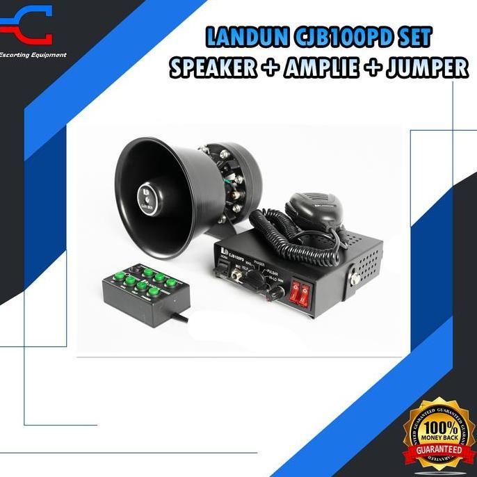 * Sirine Landun Cjb100Pd + Speaker Yh110 Patwal Polisi Pjr *