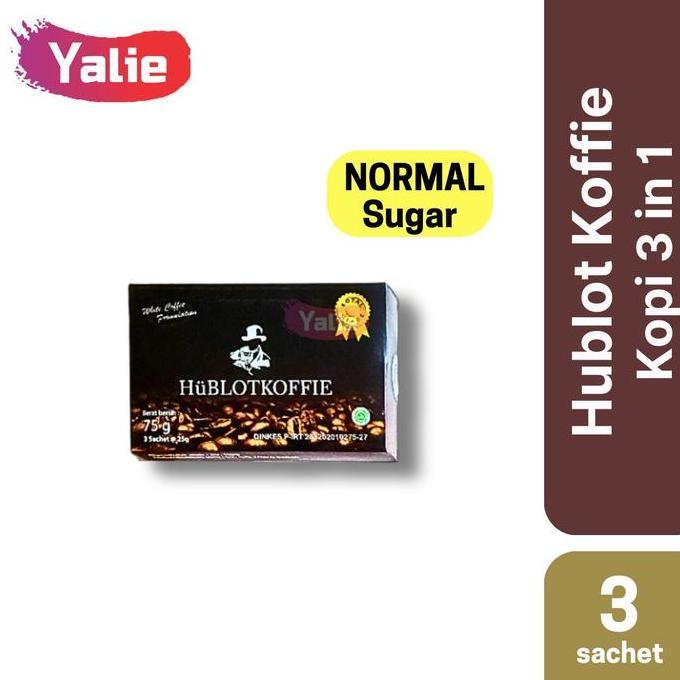 Drink- Hublotkoffee Kopi Hublot Hublot Coffee 3 Sachet/12 Sachet