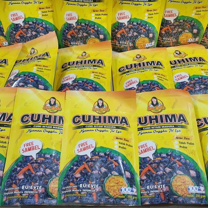 Cuhima 250gr (Cumi Hitam) Free Sambel