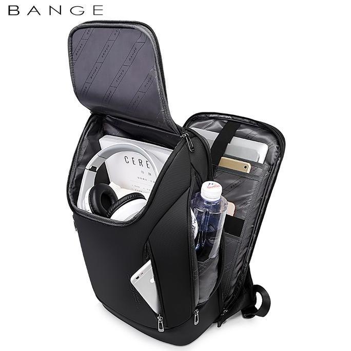 abelhandi711 - bange tas ransel pria laptop kerja backpack pria usb 15.6 inch bg2517 hitam