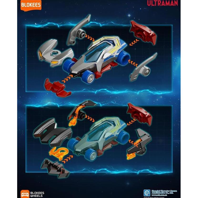 Blokees Wheels Ultraman C01 Galaxy Power Volume 01 Vol 01 1:64 Diecast Solidex Build Your Exsclusive