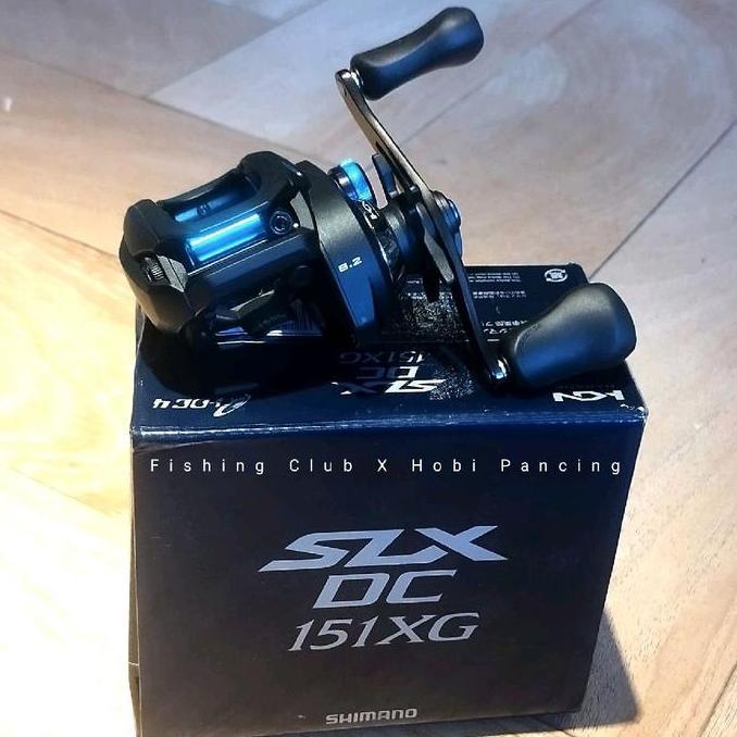 TERBARU - Reel BaitCasting Shimano SLX DC 151 XG 151 HG Casting Rawa, Digital Control, Sungai, kasti