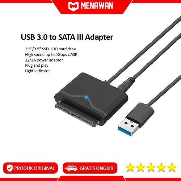 Mysave- Converter Sata To Usb 3.0 Adapter Hdd Kabel Konektor Hardisk External