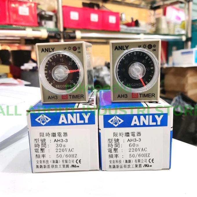 TIMER AH3-3 220V 30 DETIK/60 DETIK 30S/60S DISKON