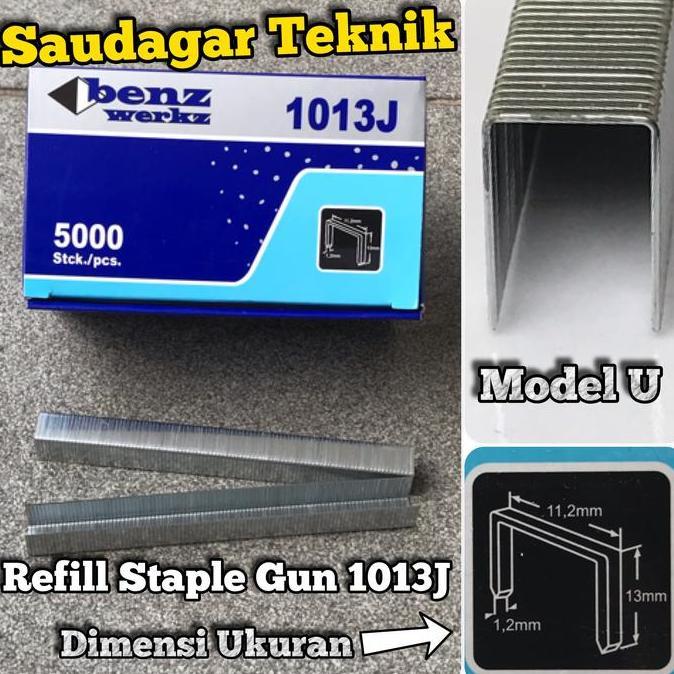 Benz Isi Staples Tembak 1013J Gun Stapler 1013J Model U