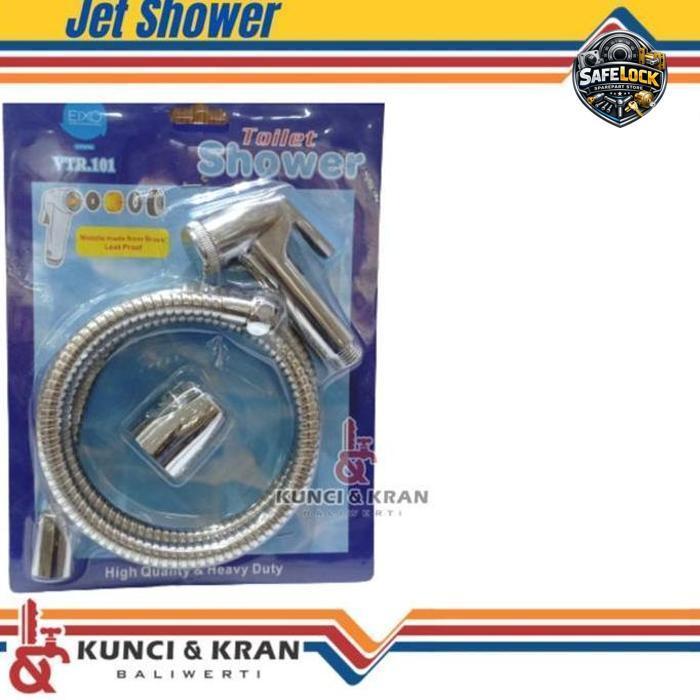 Shower Jet EIXO Chrome Bidet Shower Cebok Jet Washer