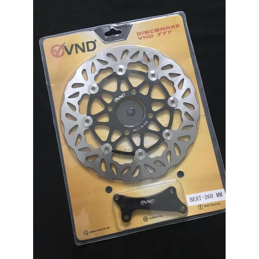 DISC / PIRINGAN CAKRAM VND 260mm BEAT DAN VARIO WARNA BLACK