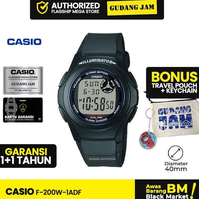Casio General F-200W-1ADF F-200W F-200 F200W F200