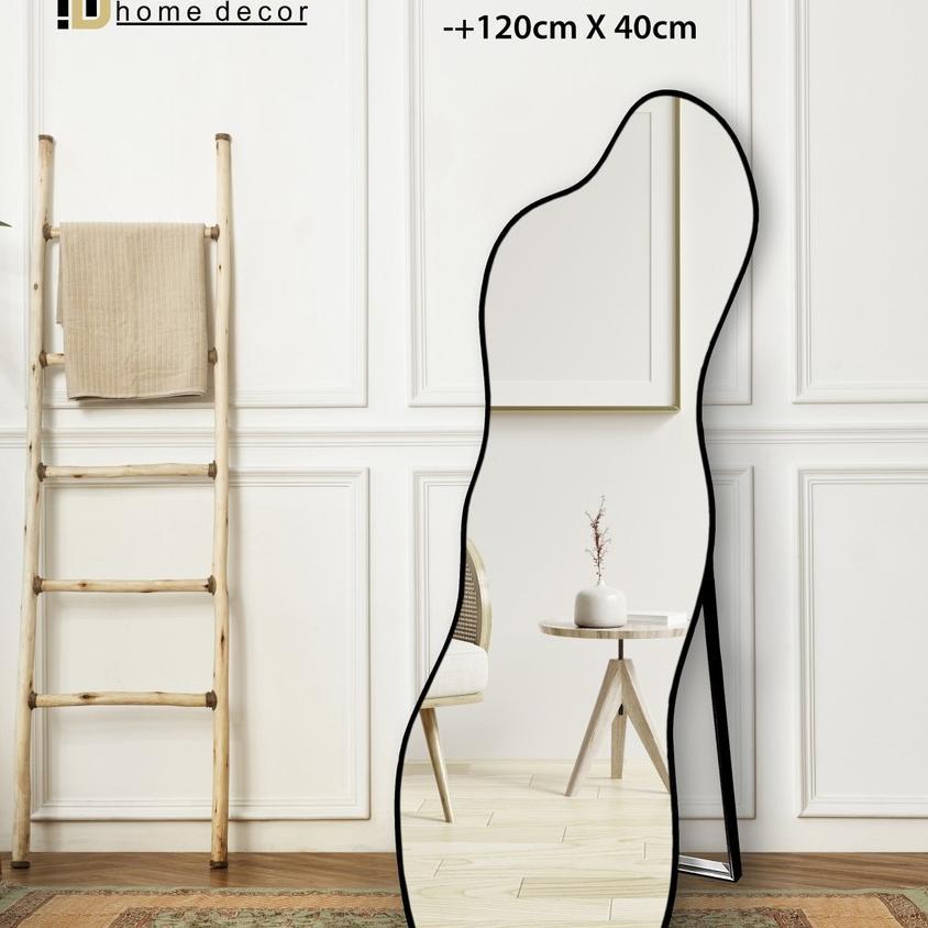 Cermin Standing Aesthetic - Aesthetic Mirror - Standing Mirror Aesthetic