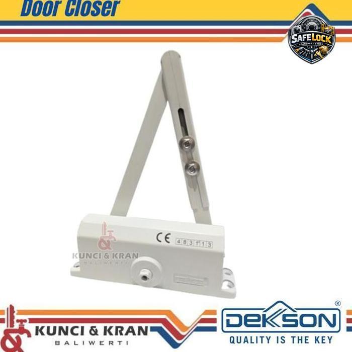 Door Closer Dekkson 300 NHO White Penutup Pintu Otomatis Hidrolis Pintu