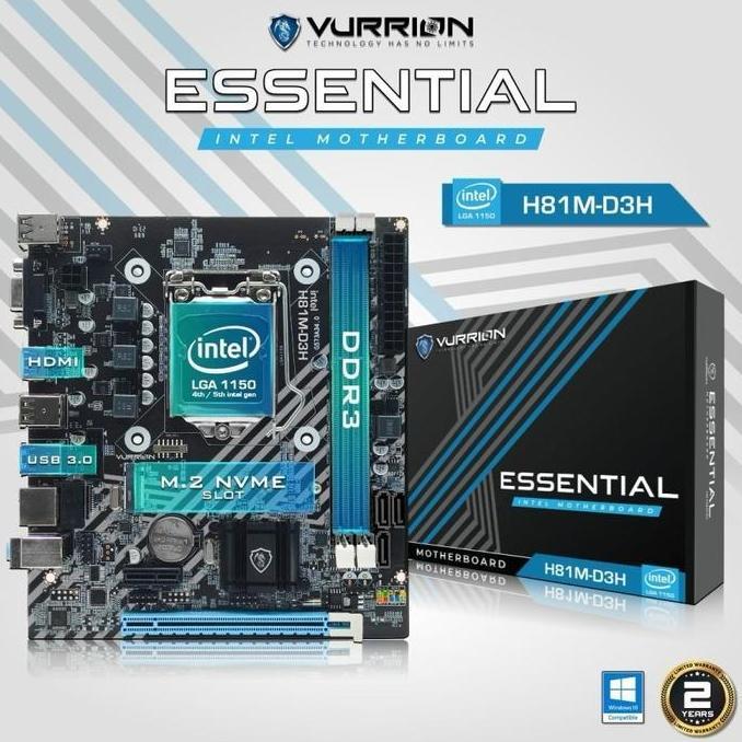 MAINBOARD / MOTHERBOARD / MOBO - VURRION MOBO DURAVEL H81M-SV2 Diskon