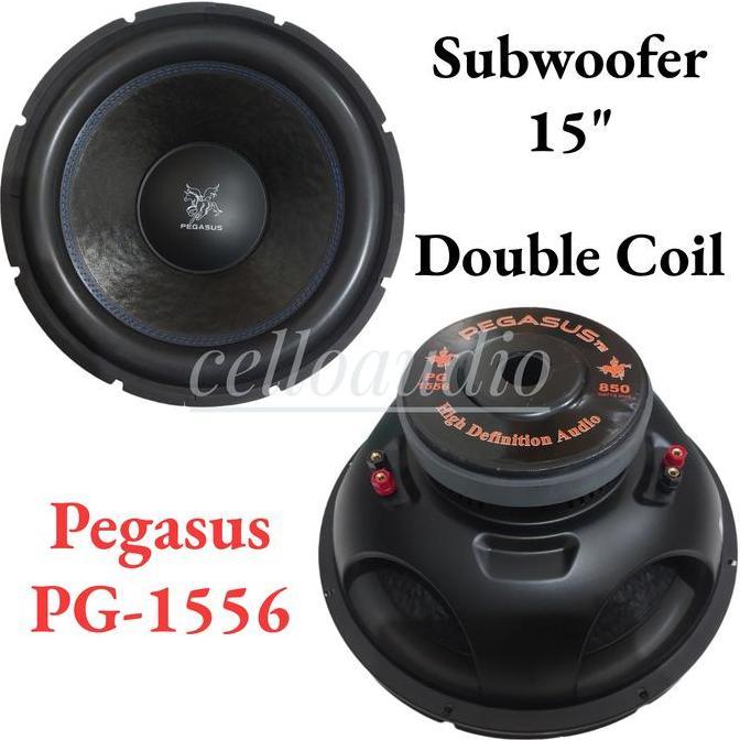 Subwoofer 15 Inch Pegasus PG-1556 Double Coil Pegasus 15" PG 1556 Diskon