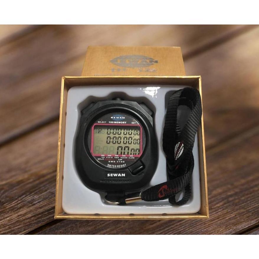 SEWAN Stopwatch digital 100 memory
