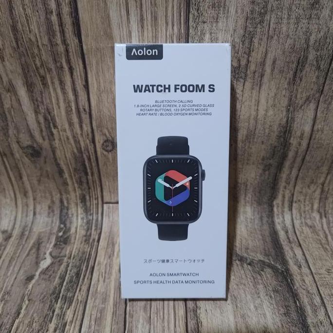 [terlaris] aolon smartwatch S waterproof 123 models sport black original [original]