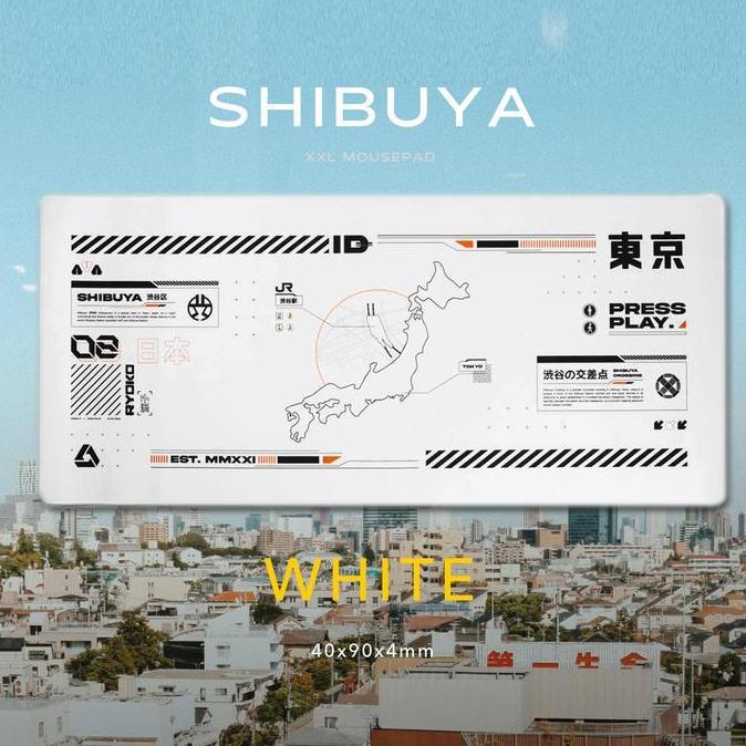 SHIBUYA Gaming Mousepad Deskmat by Press Play TS