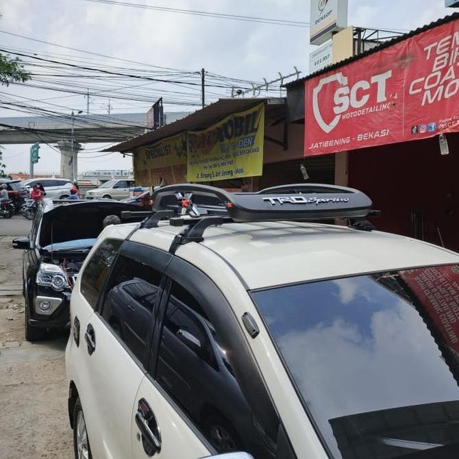 Roof Rack Bagasi Atas Mobil Daihatsu Luxio / Grand Max Plus Cros Bar Jepit Model Trd Sportivo Gede U