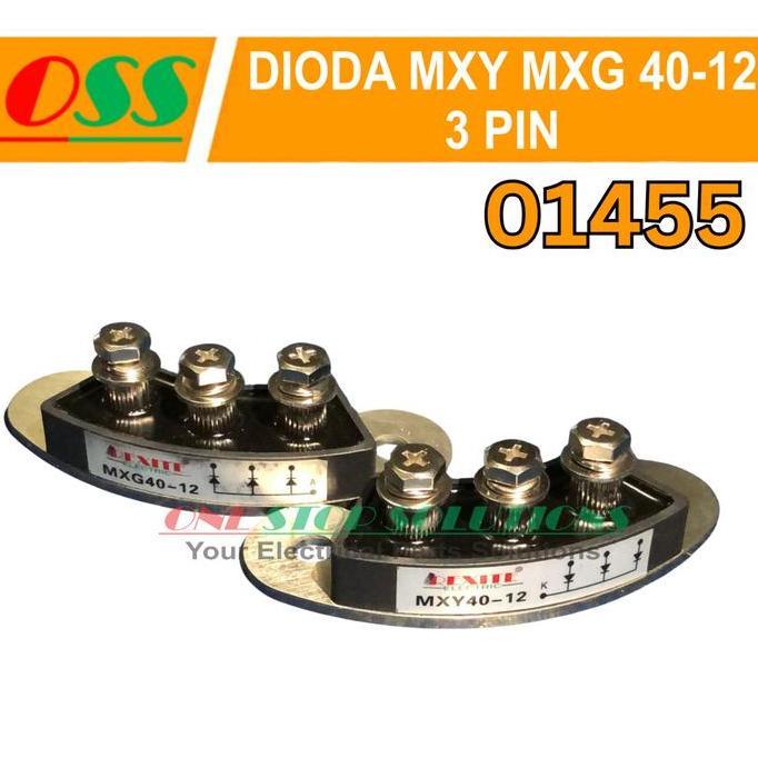 WHELINGO DIODA DIODE MXG MXY 40-15 40-12 40A 3 PIN 1500V