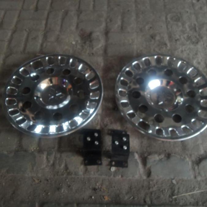 Wheel Dop Will Dop Roda Mobil Universal Truk Ring 20 Lubang 10 Bagian Belakang 2 Pcs Bahan Stenlis H