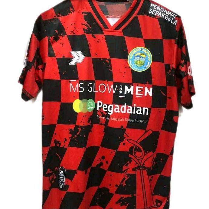 Jersey Original Persitas Kabupaten Tasikmalaya Home 2021/22 Authentic Player Issue SS - Red/Black