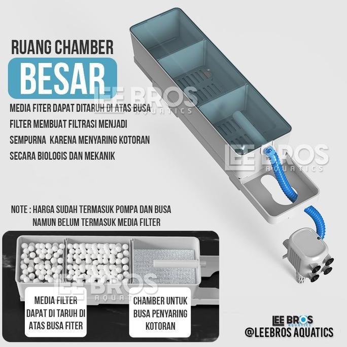 Fishstore- Top Filter Box Aquarium / Box Filter Aquarium / Filter Atas / Pompa Filter Aquarium / Top