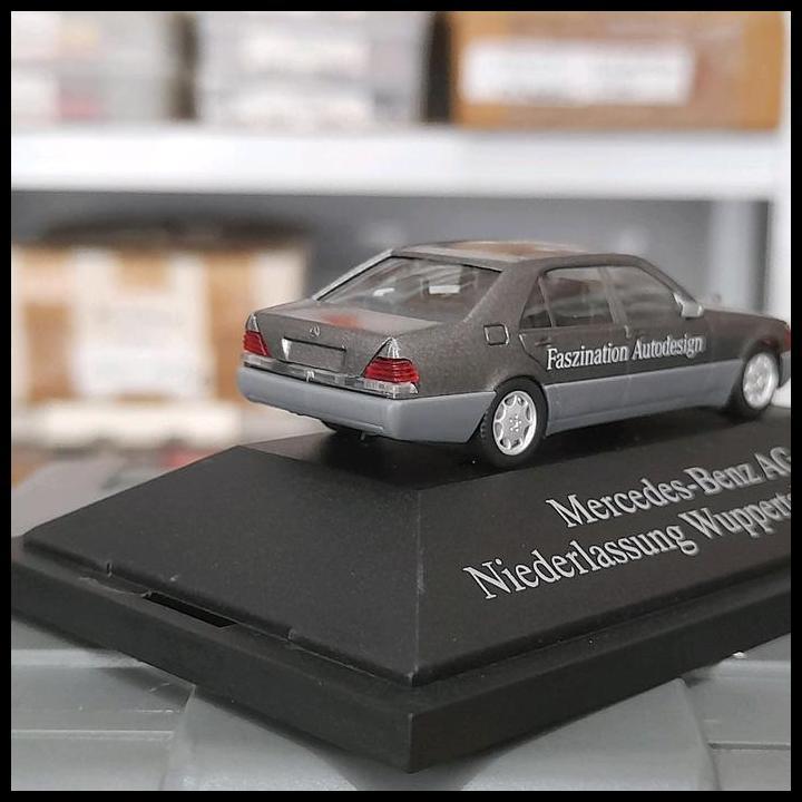 TERLARIS HERPA SKALA 1:87 - HERPA MERCEDES BENZ 600SEL GREY MET (HH14) 