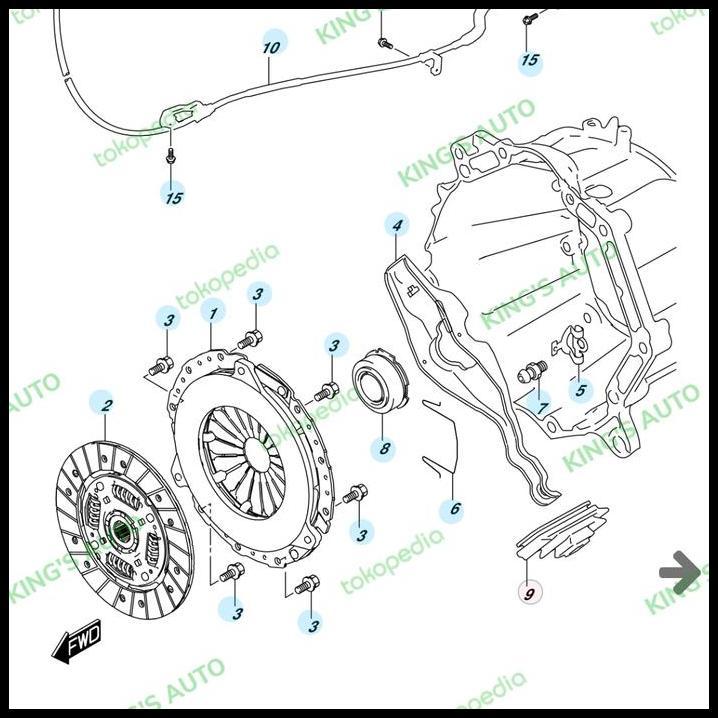 TERLARIS MATAHARI / CLUTCH COVER NEW CARRY PICK UP 2021---- ORIGINAL 