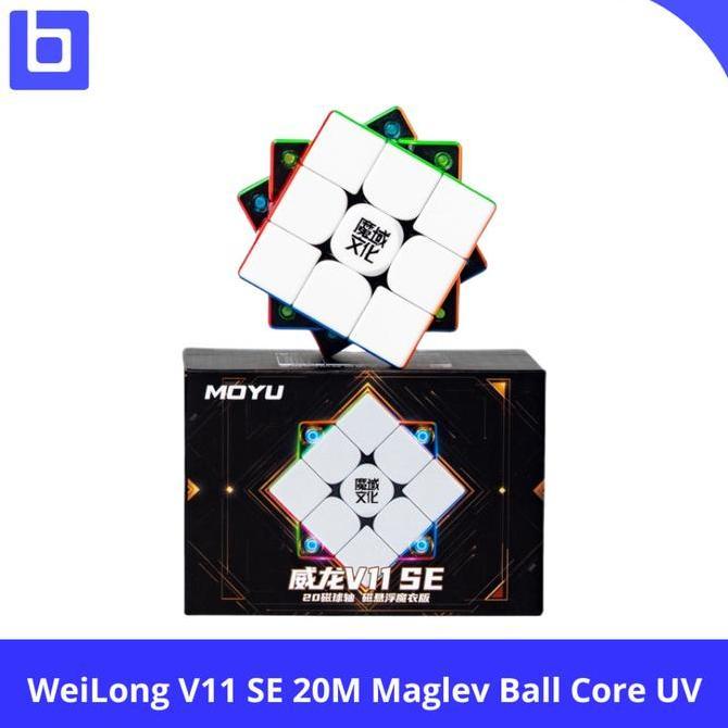 Cube 3x3 - WeiLong V11 SE Magnetic Stickerless Diskon
