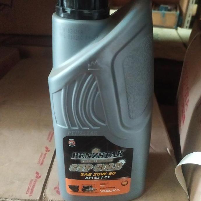 ] Oli Penzstar viar  20w50 Gold API SJ/CF           1 liter  SAE 20w-50
