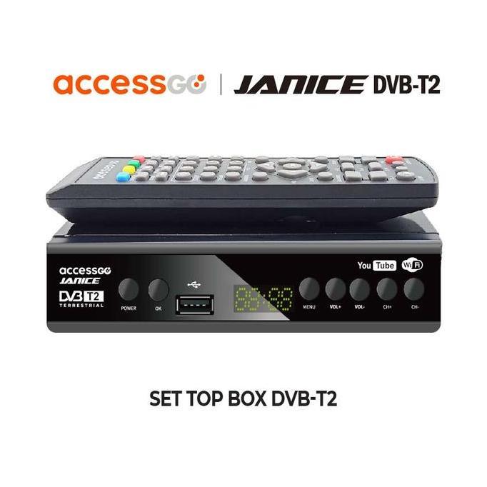 REGAZY667 - SET TOP BOX ONLY DVB T2 ACCESSGO STB TV TABUNG RECEIVER TV