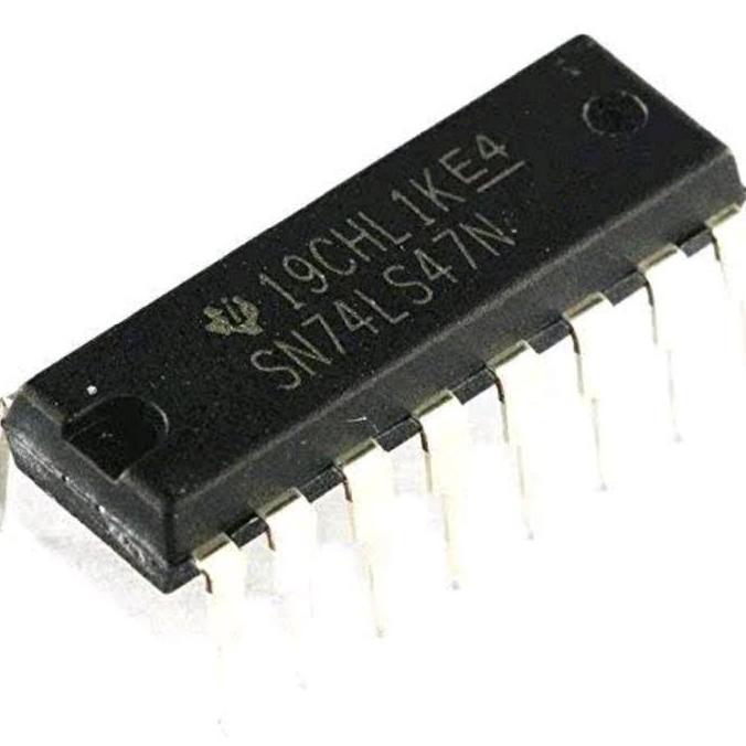 7447 74LS47 SN7447 74HC47 IC BCD TO 7SEGMEN PCMED